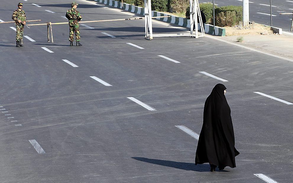 Straatbeeld Teheran. Beeld AFP