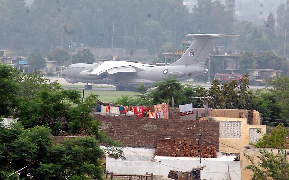 De Pakistaanse luchtmachtbasis Minhas in Kamra. Foto EPA