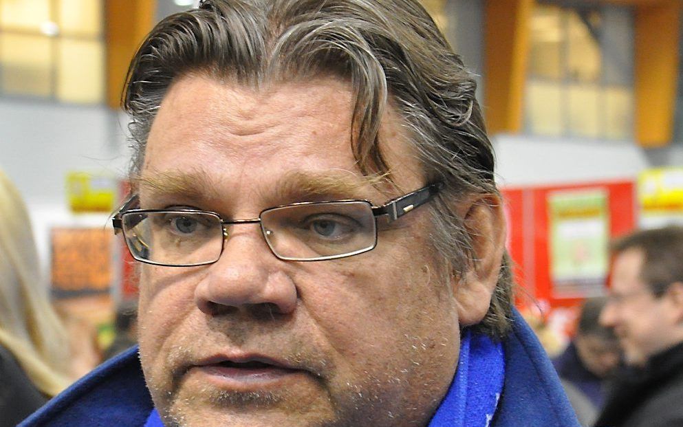 De Finse populist Timo Soini maakt een goede kans morgen met zijn Partij van de echte Finnen de leiding in de Finse politiek te krijgen. De Echte Finnen zijn meer links dan rechts. Foto Wikimedia