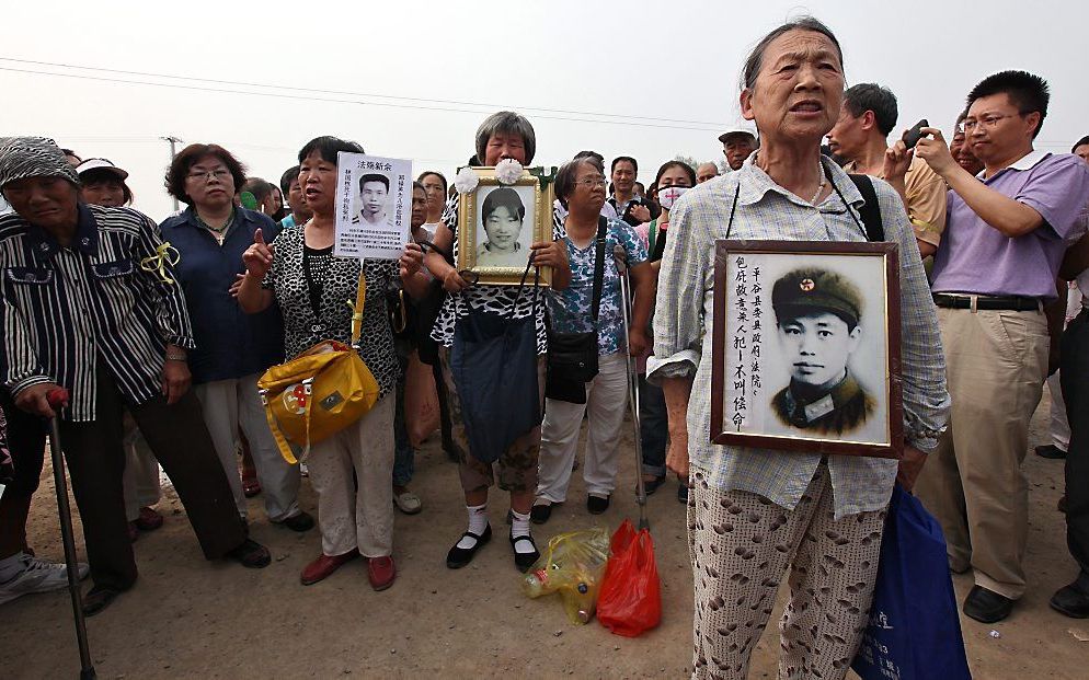 Een Chinese rechtbank heeft de 55-jarige burgerrechtenactivist Wang Lihong vrijdag tot negen maanden cel veroordeeld.  Foto EPA