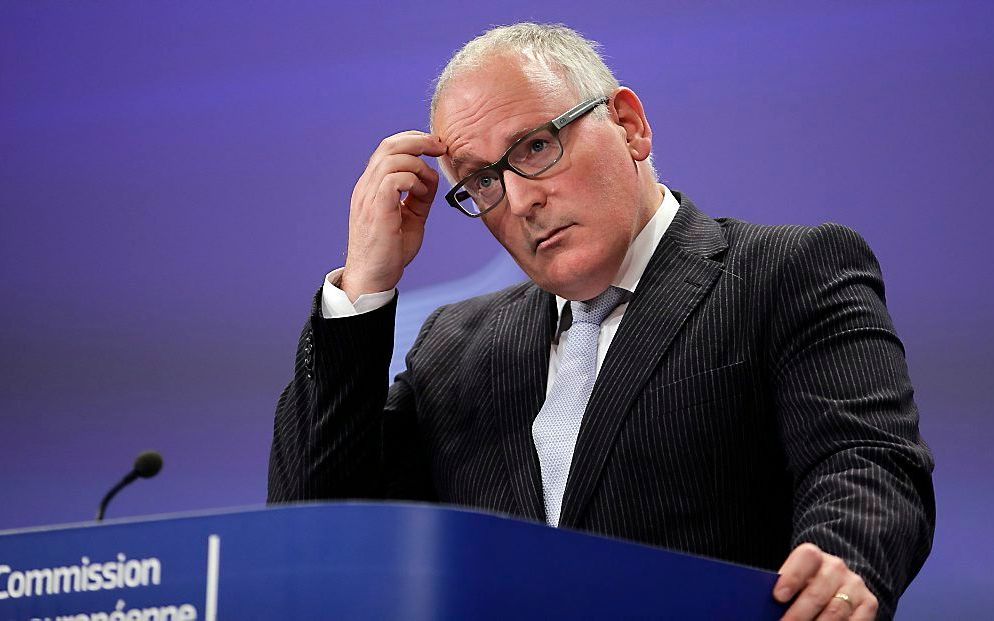 Timmermans. beeld EPA