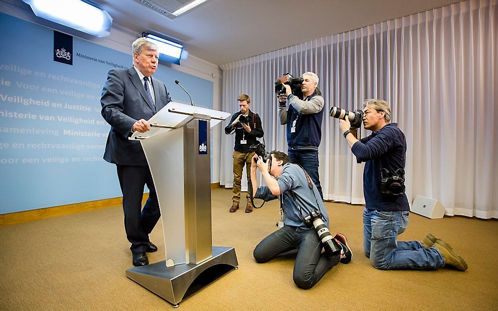 Opstelten maakt zijn afreden bekend. Beeld ANP