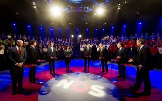 Links en rechts vlogen elkaar dinsdag in het laatste debat voor de Provinciale Statenverkiezingen in de haren over plannen om de bijstand aan te passen.  Foto ANP