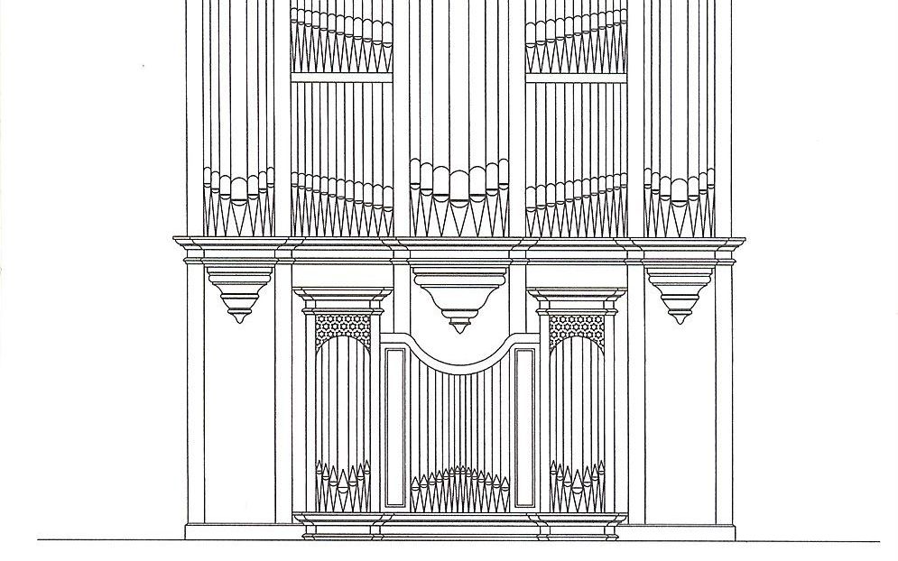 Impressie van het orgel voor Valkenburg. beeld Nijsse