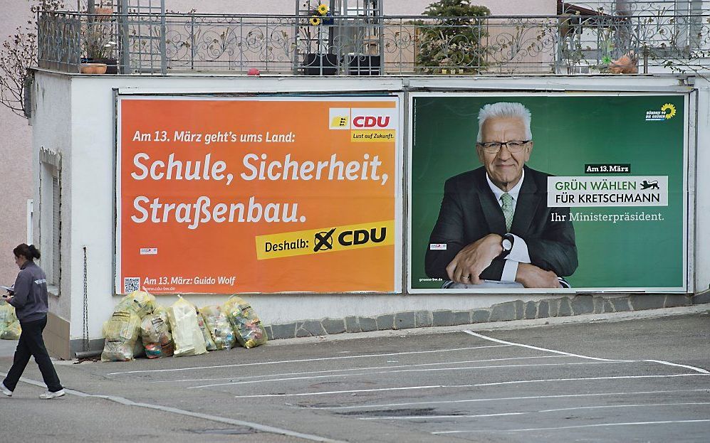 Nürtingen, Baden-Württemberg. beeld AFP