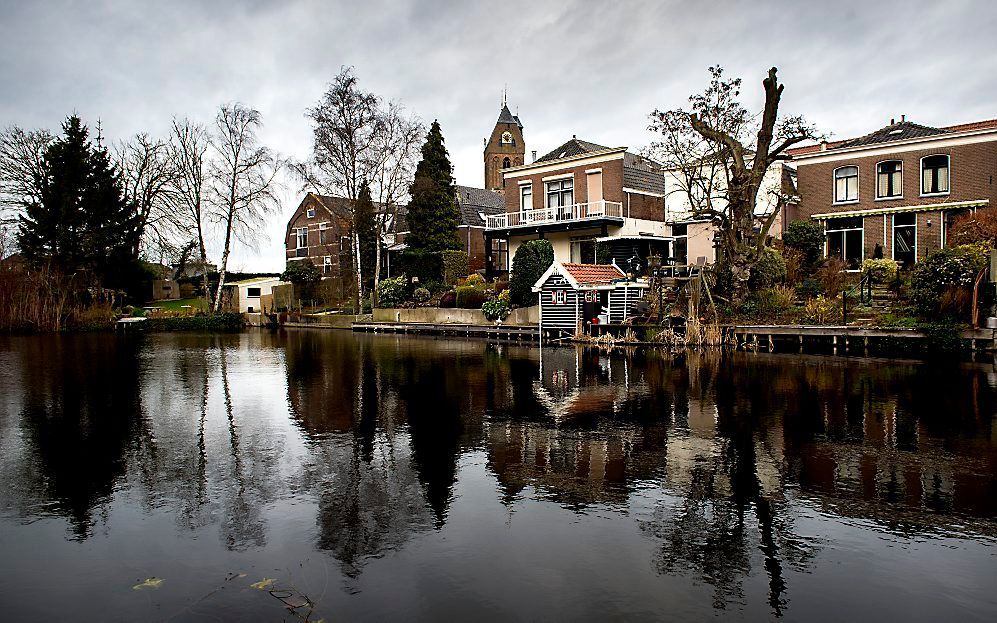 Oudewater (Ut.) ligt aan de Hollandsche IJssel. beeld ANP