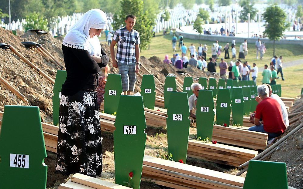 Herdenking Srebrenica 11 juli 2011.  Foto EPA