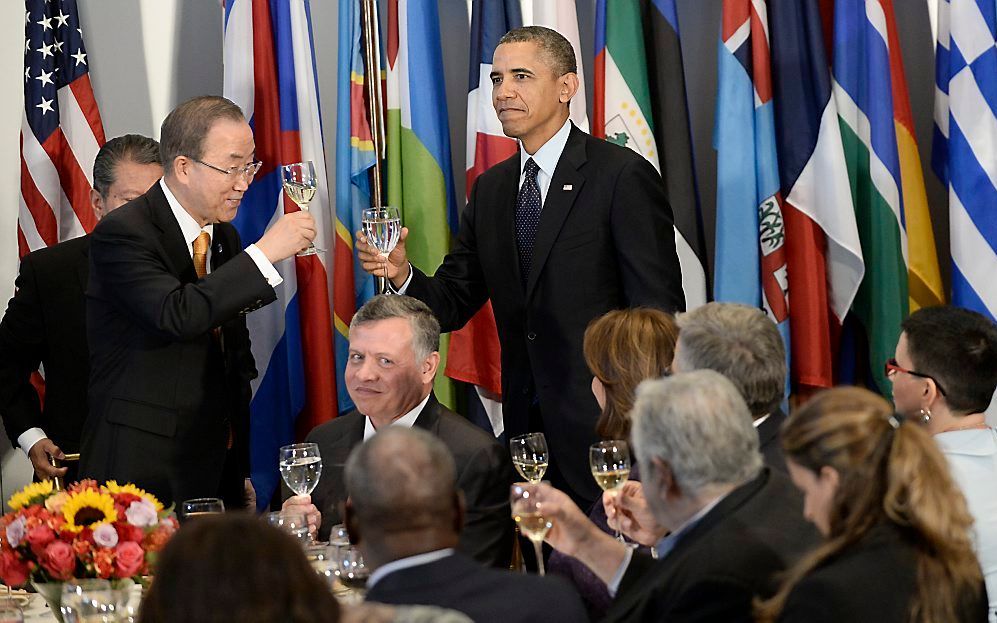 Ban Ki-moon en Obama. Foto EPA