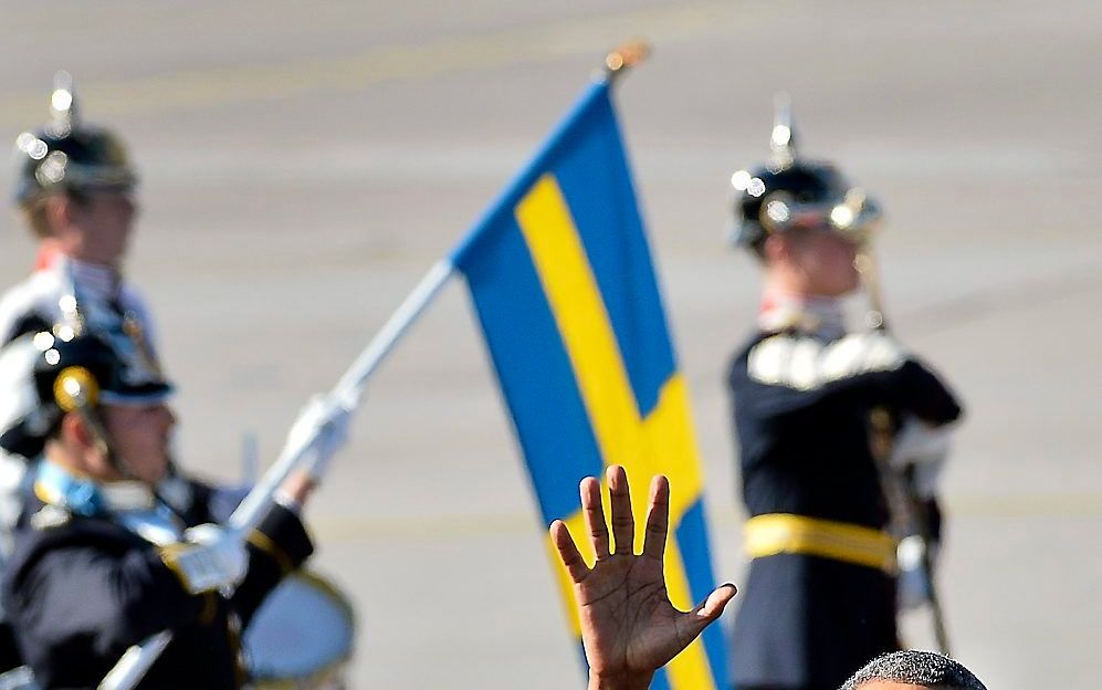 Obama komt woensdag aan in Zweden. Foto EPA