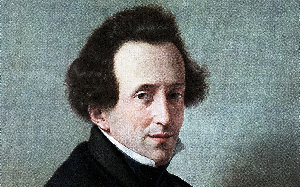 Portret van Felix Mendelssohn Bartholdy, geschilderd door Wilhelm von Schadow in 1835. beeld RD