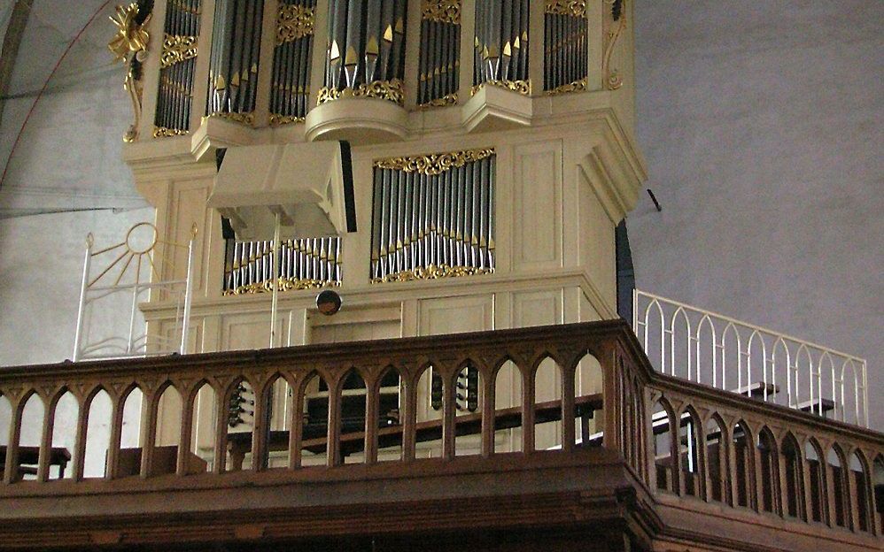 Het orgel in de Buitenkerk in Kampen. Foto Wikimedia