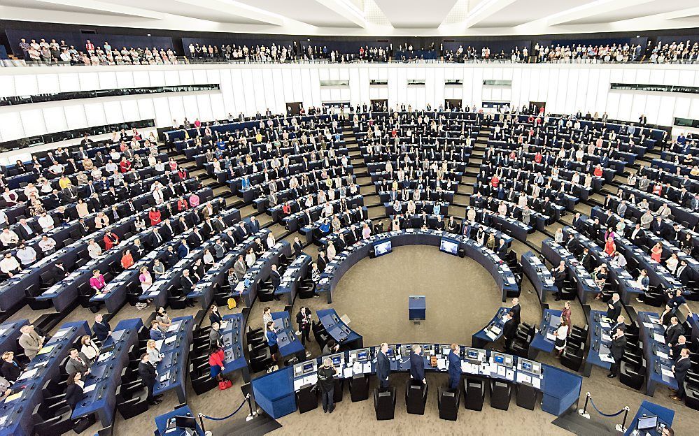 Europees Parlement in Straatsburg. beeld EPA