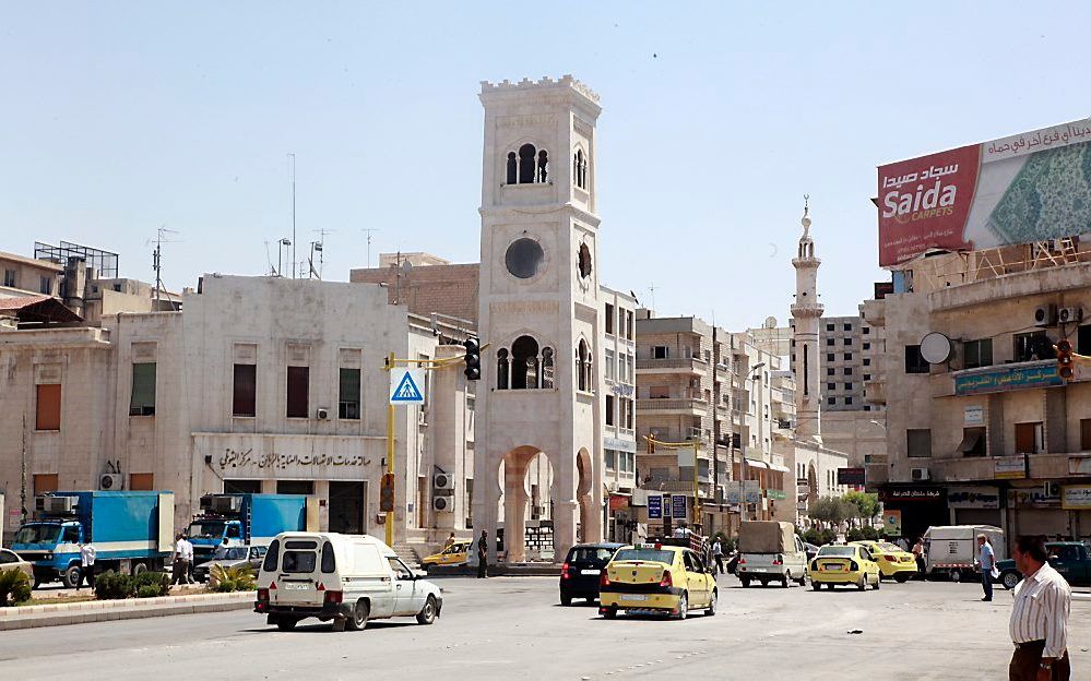 Straatbeeld Hama, Syrië. Foto EPA