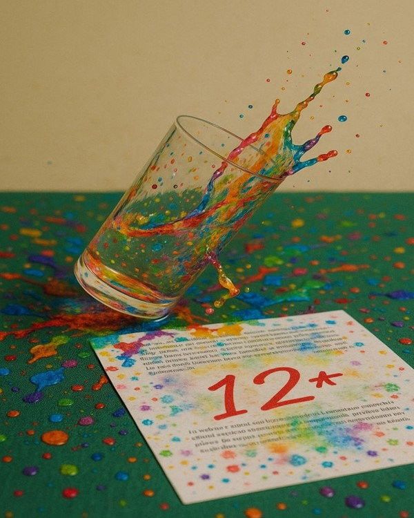 Document waarop met rode letters 12* staat.