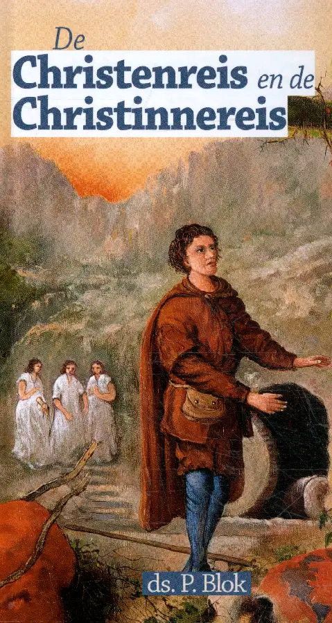 Titelblad met daarop een man; links drie vrouwen in een soort engelengestalte.