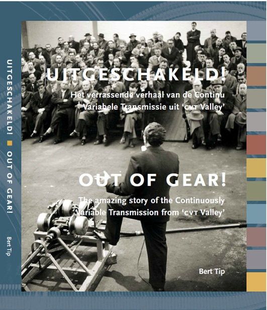 Cover van het boek ”Uitgeschakeld! Het verrassende verhaal van de Continu Variabele Transmissie uit 'CVT Valley’”