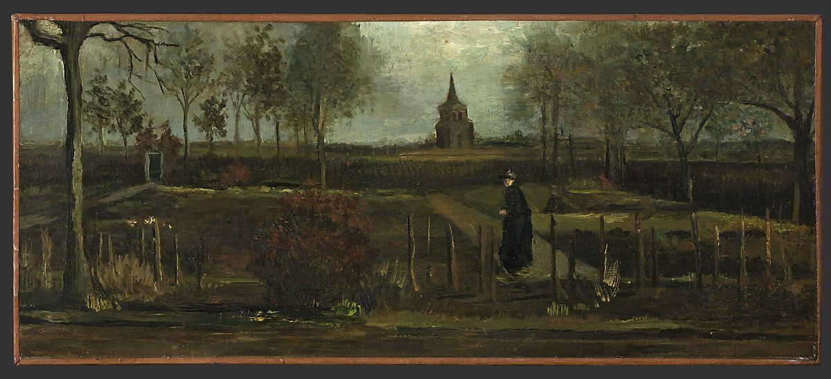 Gestolen Lentetuin toont pastorietuin van ouders Van Gogh